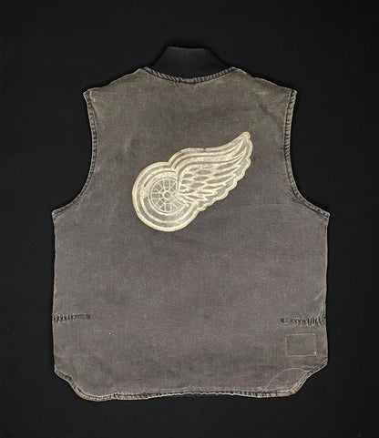 1/1 Carhartt Detroit Flip Red Wngs Custom Vest