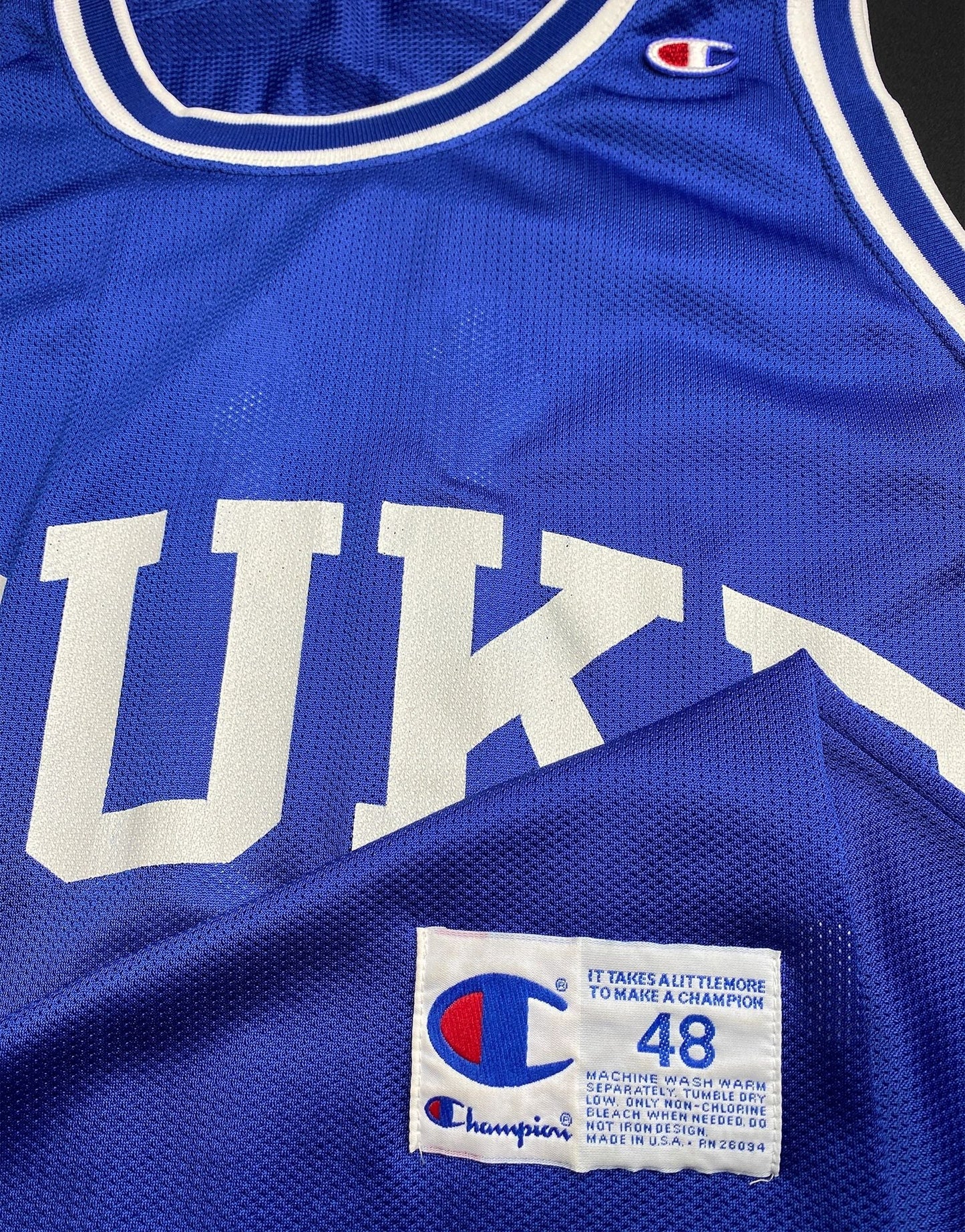 Duke Blue Devils Original Champion Bobby Hurley Jersey Size 48