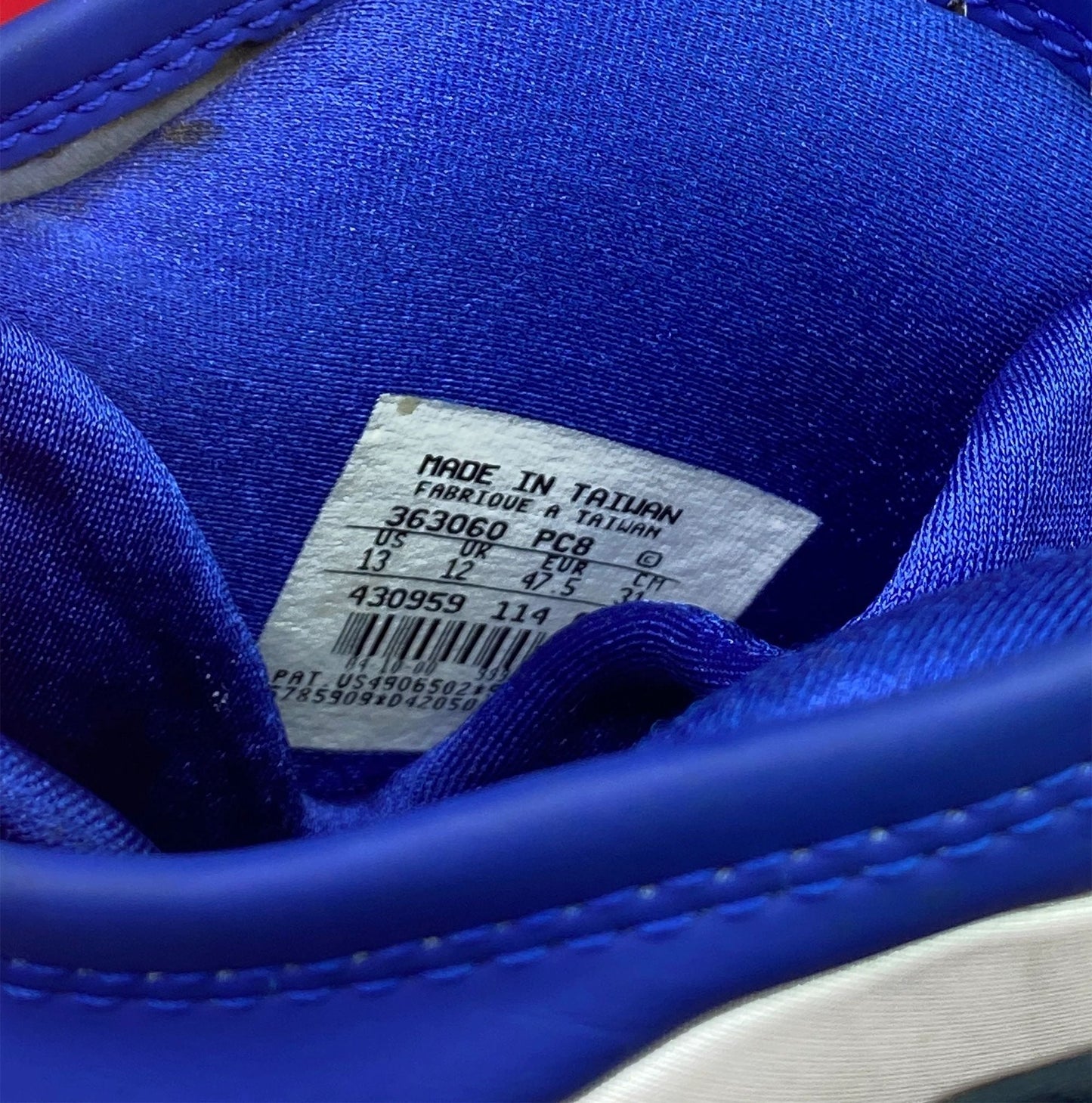 Nike Air Flightposite 3 2000 Duke PE Sample Size 13