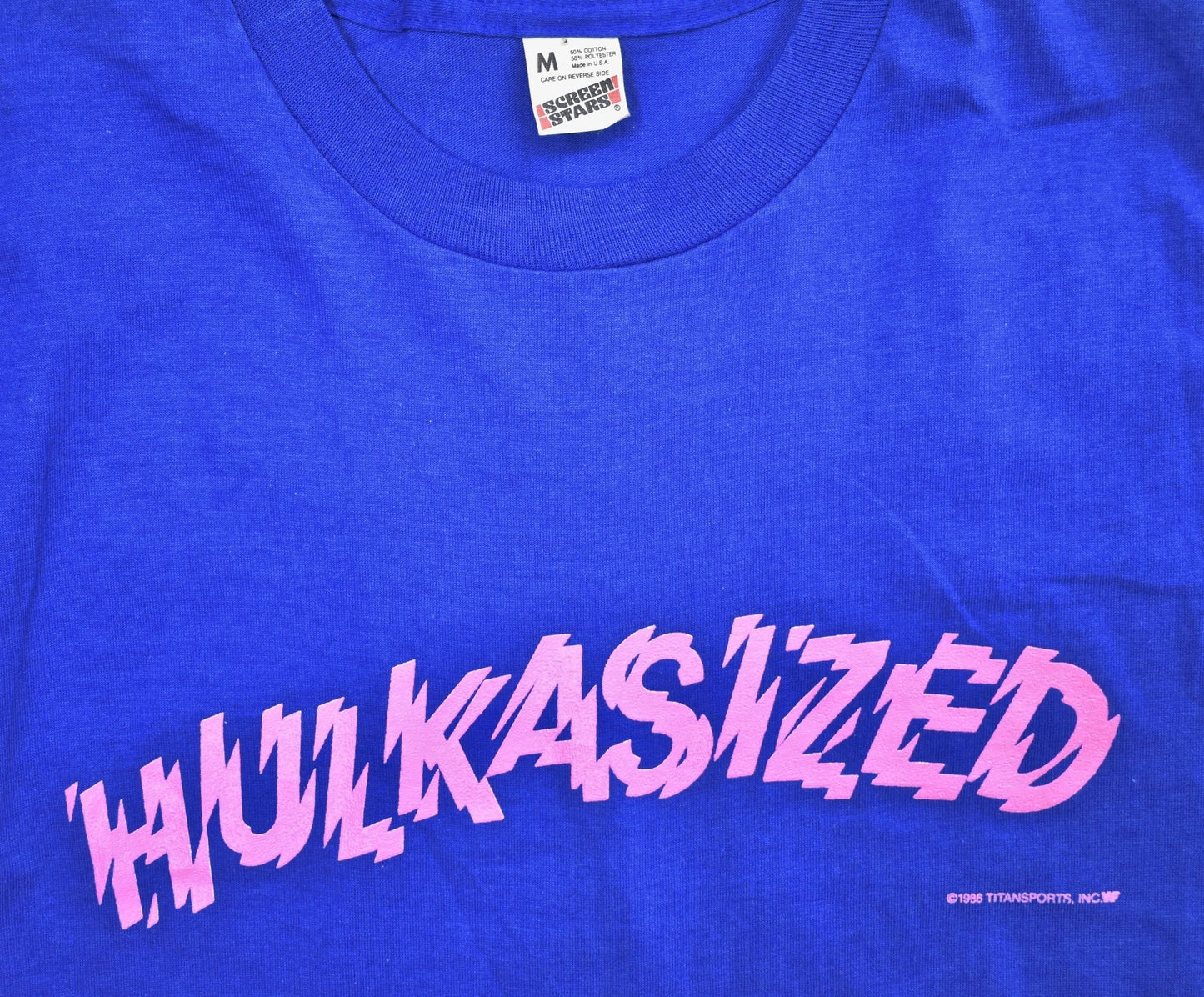 Hulk Hogan 1986 Screen Stars "Hulkasized" T-Shirt