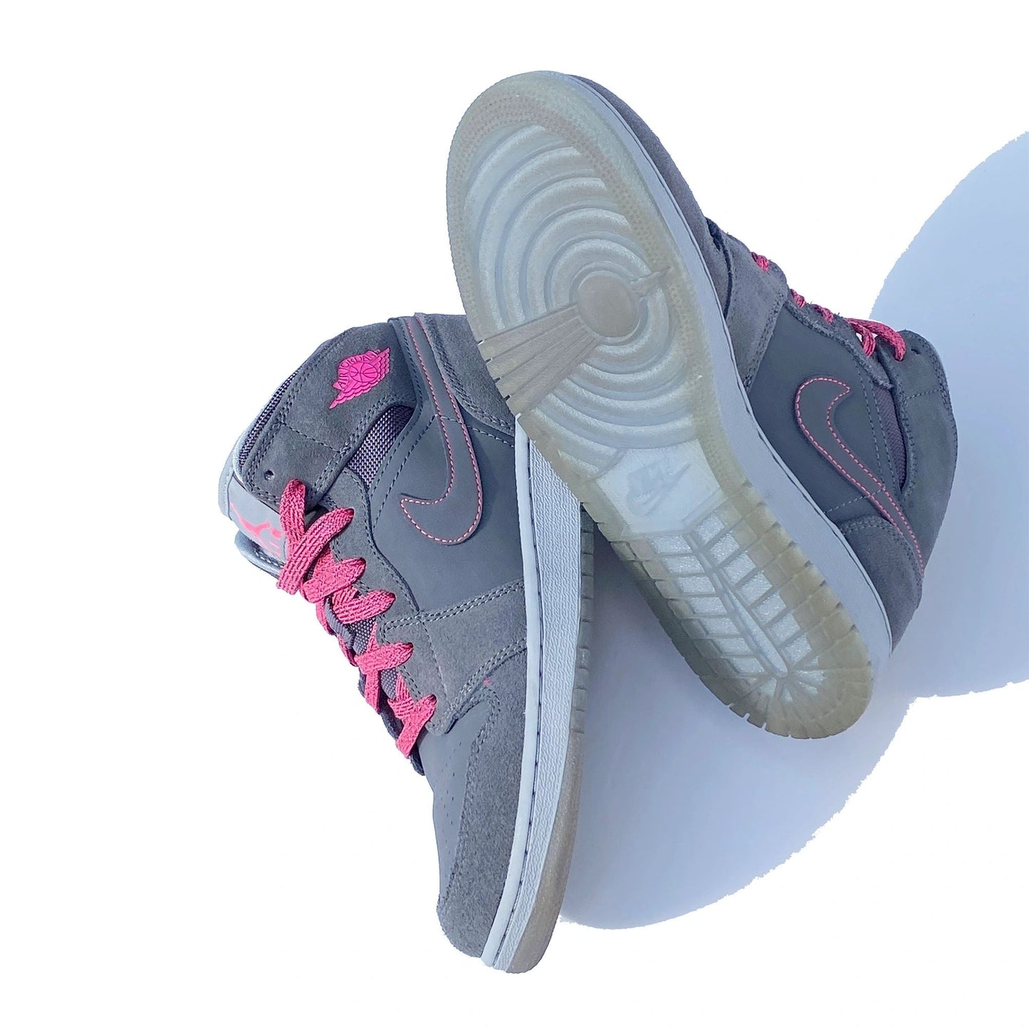 Nike Air Jordan 1 Retro 2014 Gray/Pink Size 5.5Y