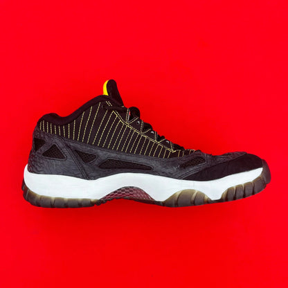 Nike Air Jordan 11 XI Low IE Black / Yellow Zest Size 11.5