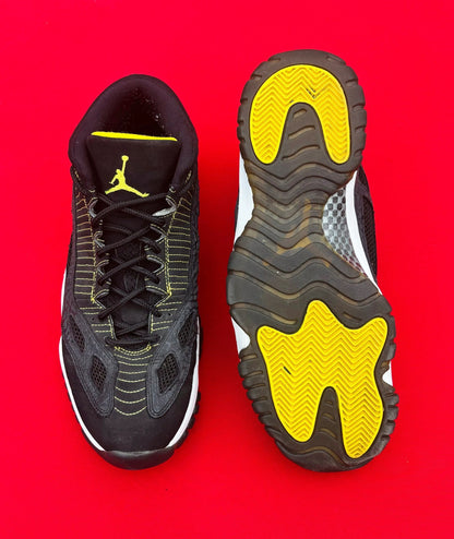 Nike Air Jordan 11 XI Low IE Black / Yellow Zest Size 11.5