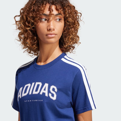 Women's adidas Lounge Soft-Side Graphic Tee