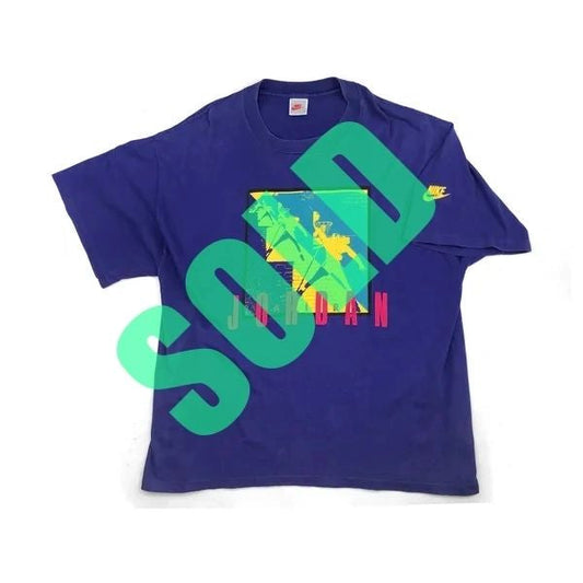 Nike Air Jordan 6 VI 1991 Purple OG Graphic T-Shirt Made in USA