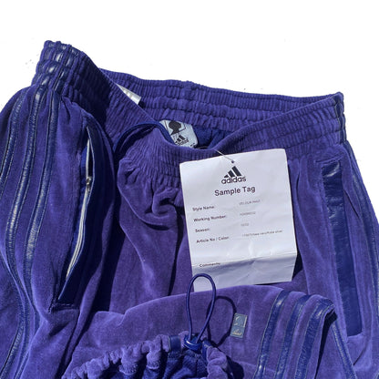 Kobe Bryant Adidas OG Sample Velour / Leather Leisure Pants