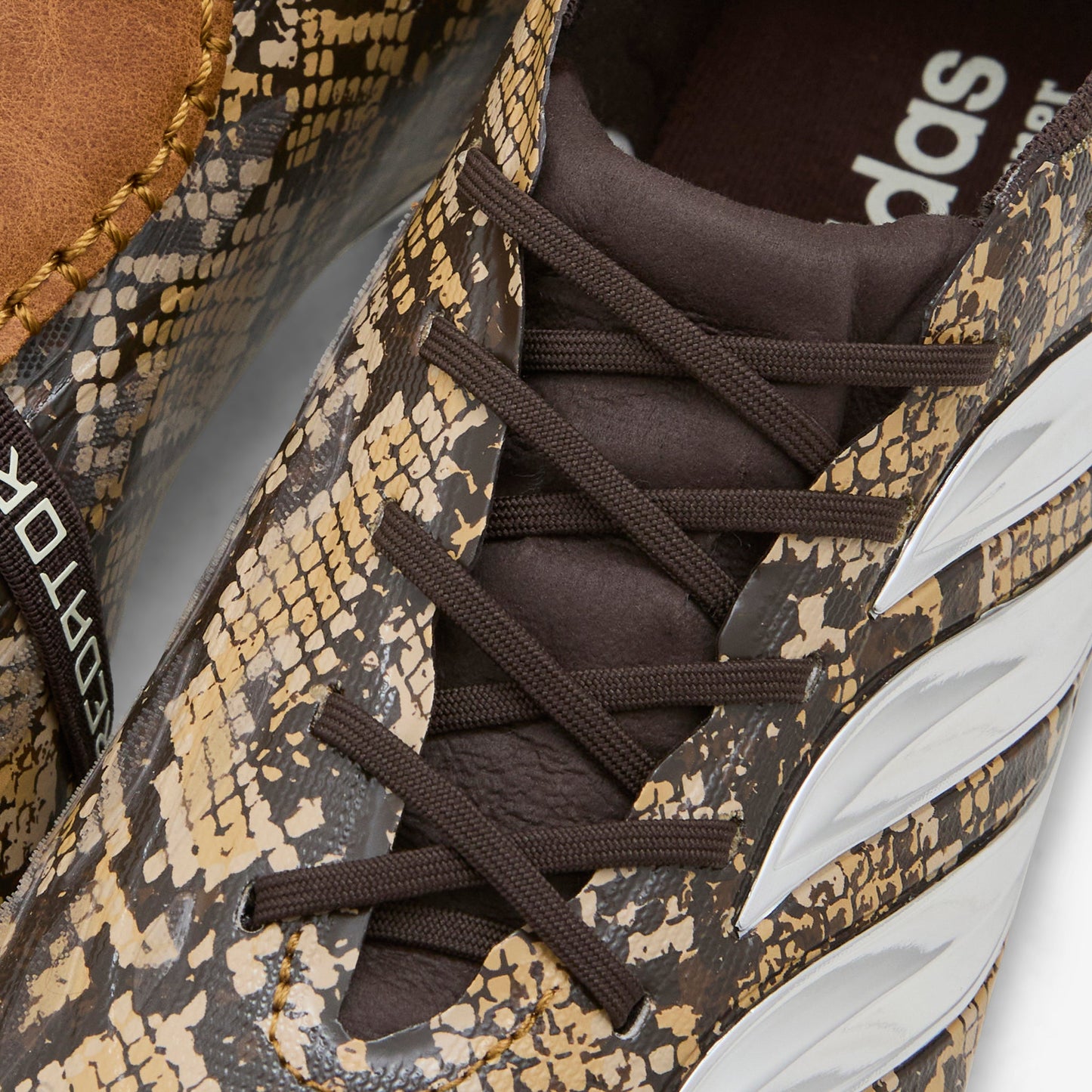 Wales Bonner x Predator Elite Fold-Over Tongue Firm Ground Football Boots Brown | Silver Metallic | Bronze Strata