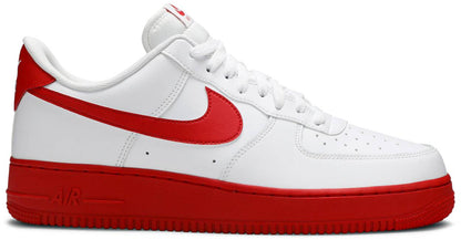 Force 1 Low White Red Midsole