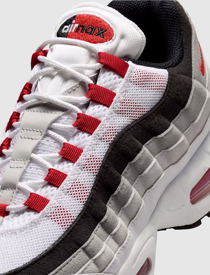 AIR MAX 95 BIG BUBBLE "WHITE/COMET RED/NEUTRAL GREY/ MEDIUM GREY"