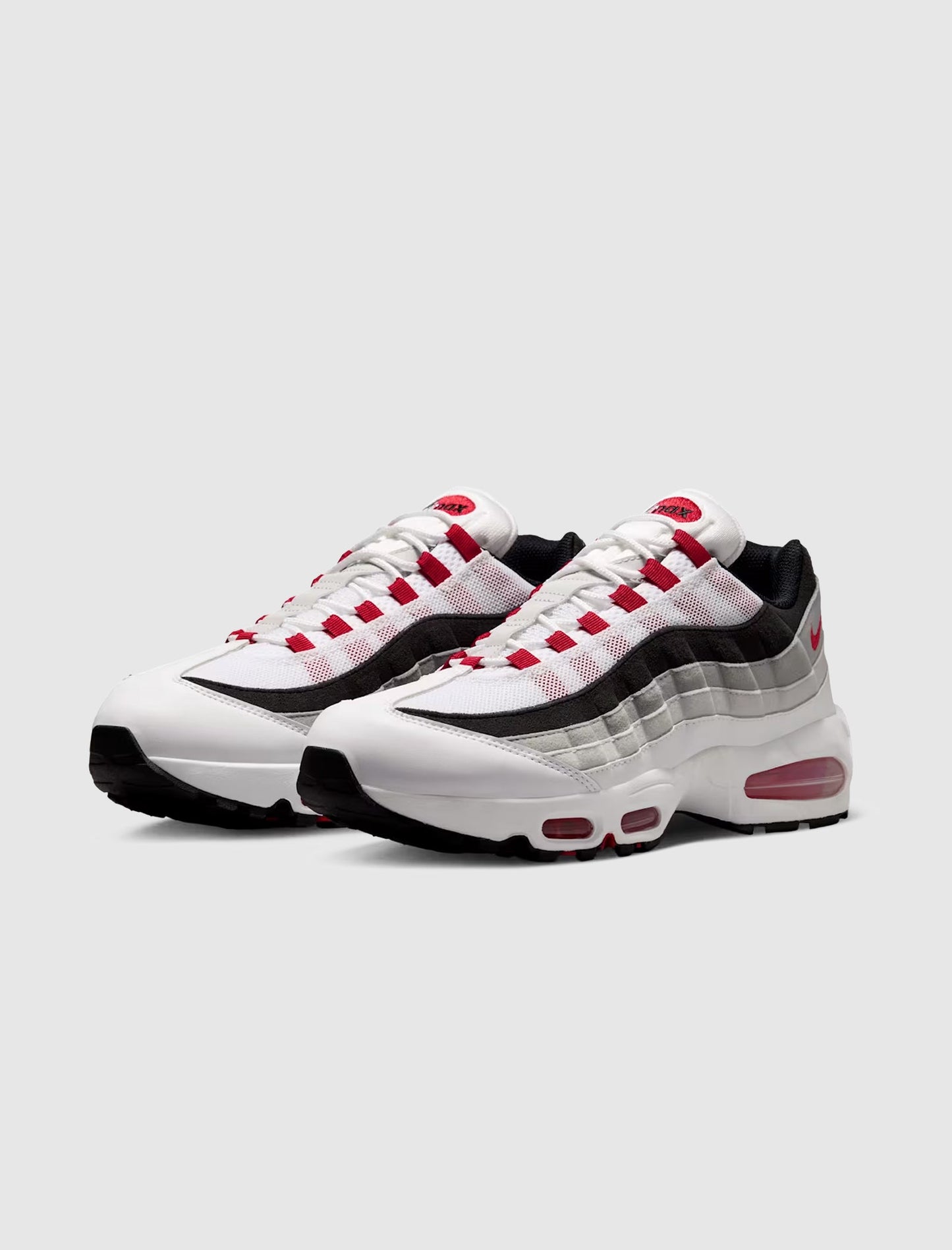 AIR MAX 95 BIG BUBBLE "WHITE/COMET RED/NEUTRAL GREY/ MEDIUM GREY"