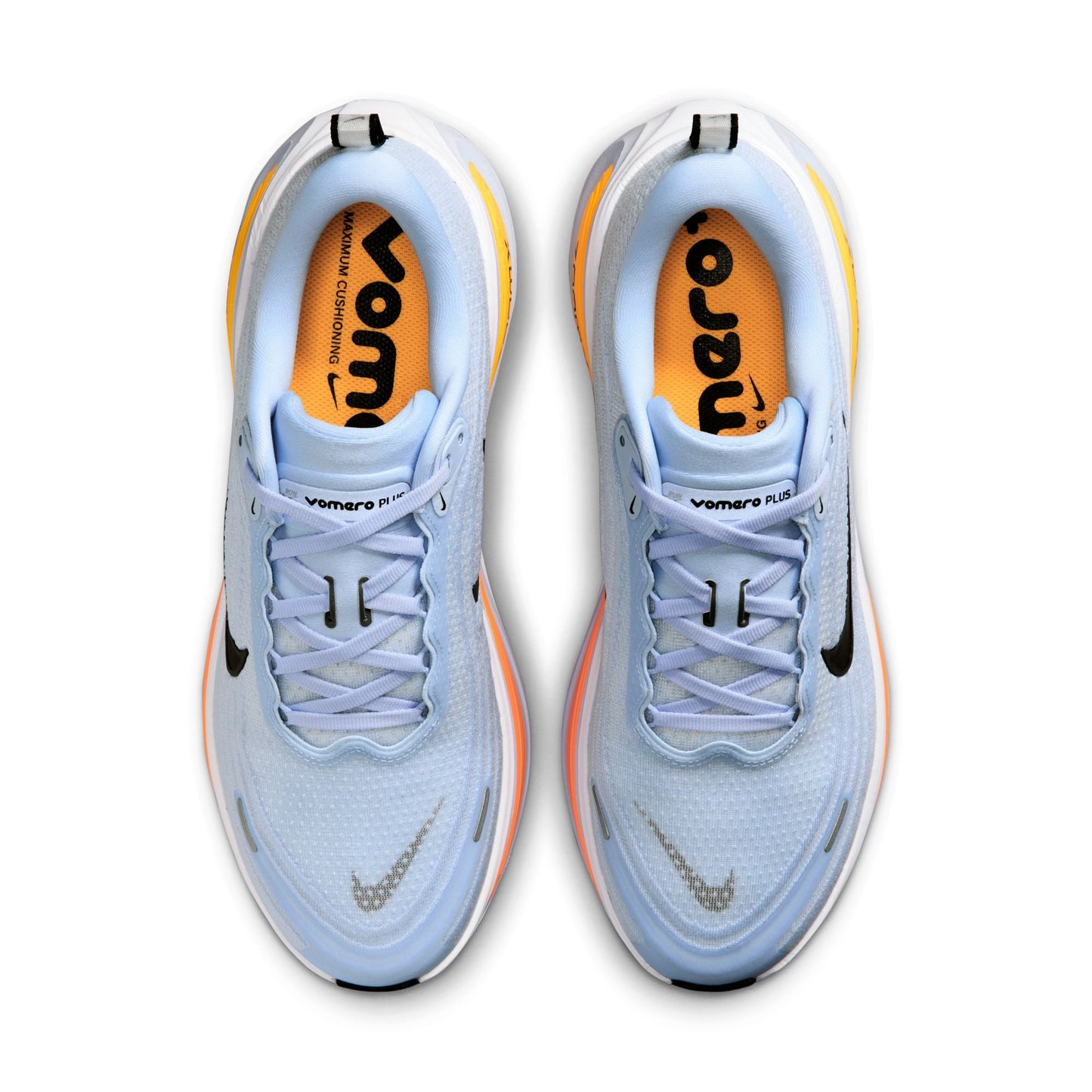 Nike Vomero Plus Men's Running Shoes - Hydrogen Blue/White/Total Orange/Black