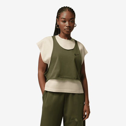 Teyana Taylor x Short-Sleeve T-Shirt Coconut Milk | Rough Green | Black