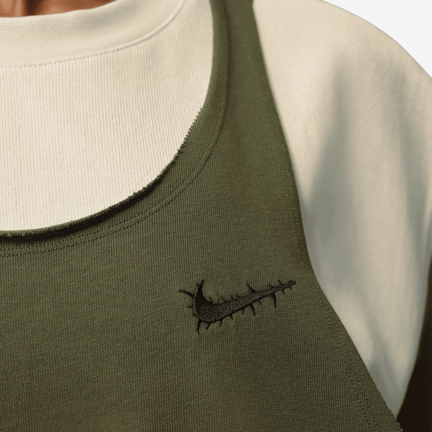 Teyana Taylor x Short-Sleeve T-Shirt Coconut Milk | Rough Green | Black