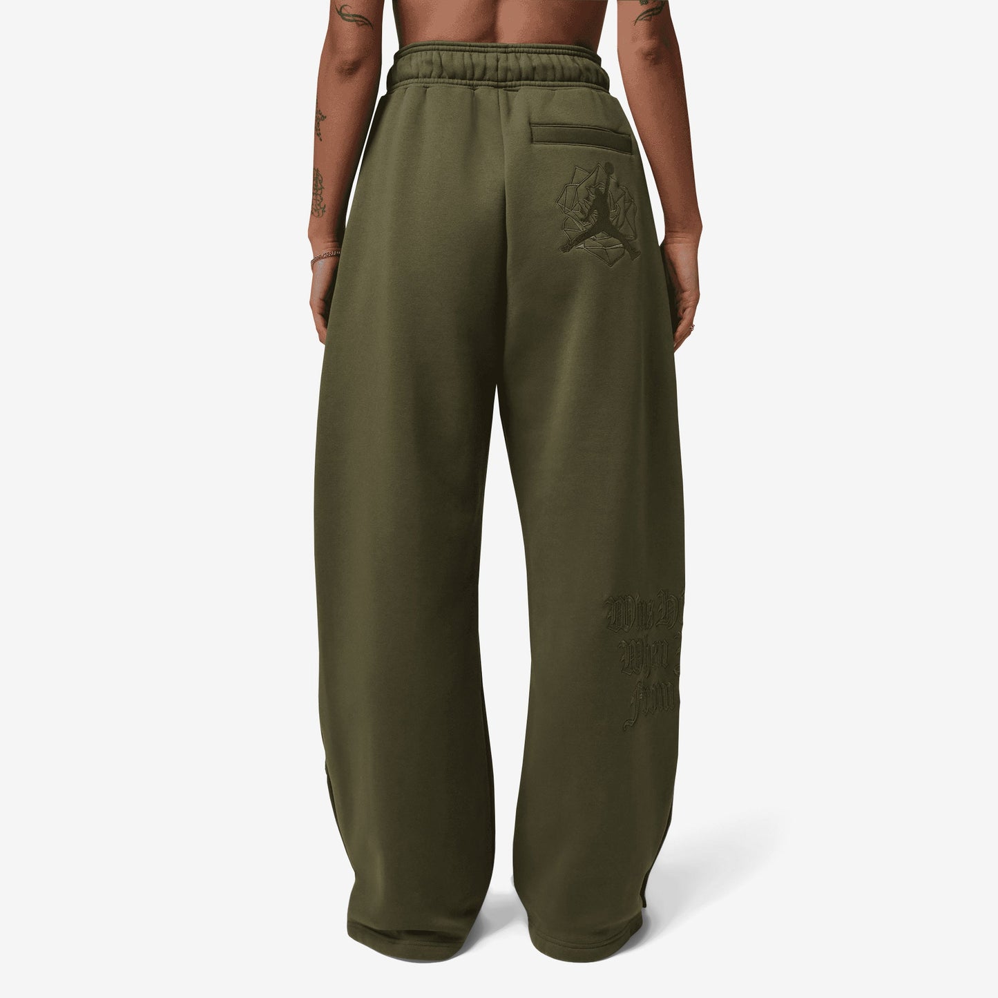 Teyana Taylor x Fleece Pants Rough Green