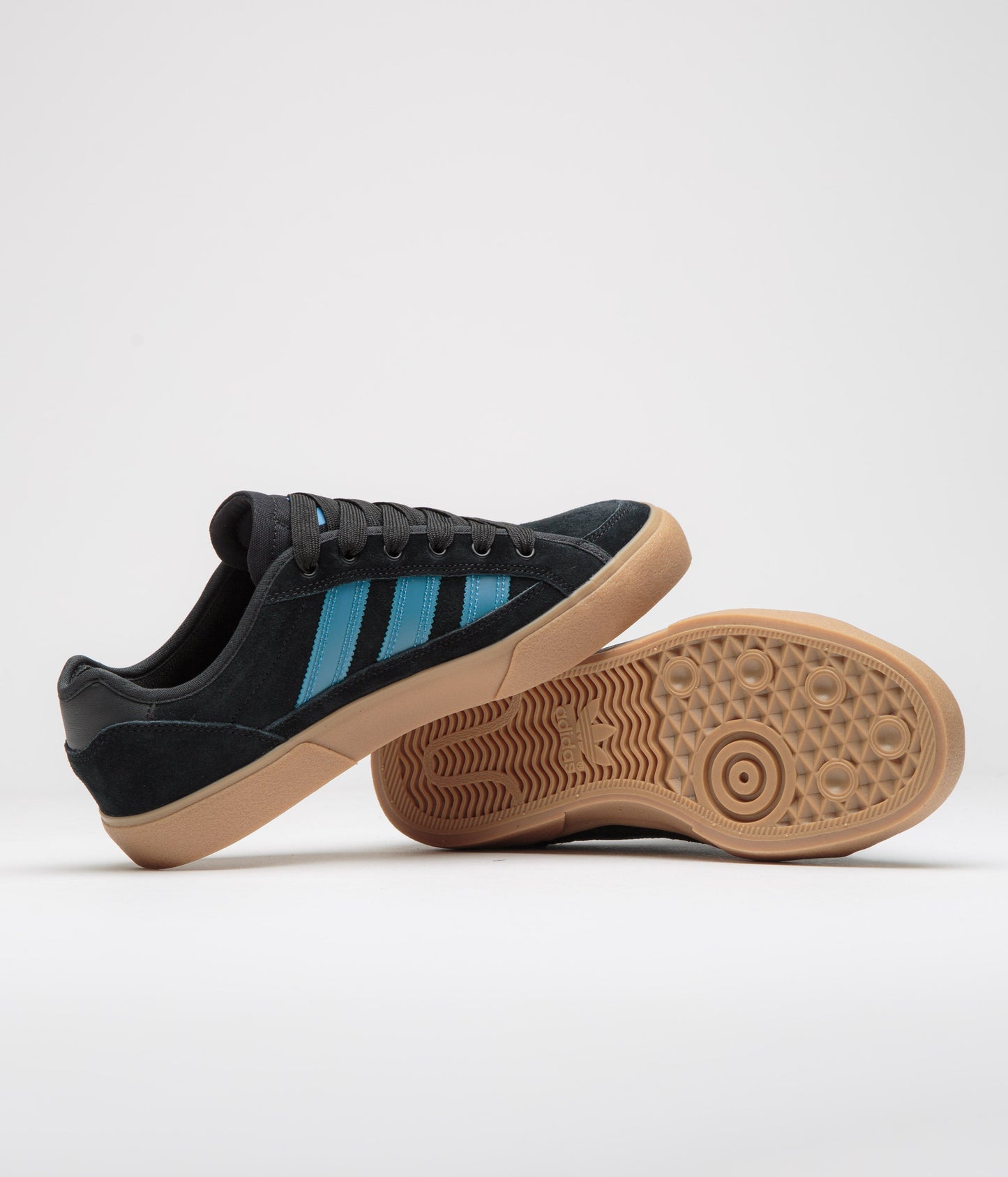Adidas Court TNS Premiere Shoes - Core Black / Lucid Ray Blue / Gum4