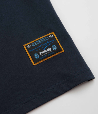 Adidas x Thrasher x AFA Argentina T-Shirt - Night Navy