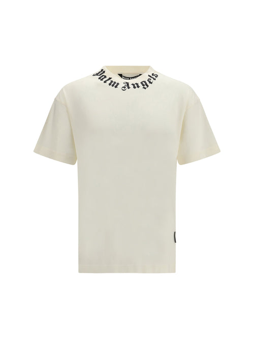 Palm Angels Logo Crewneck T-Shirt — White