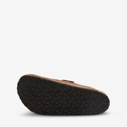 Boston Dark Tea Oiled | Suede Leather