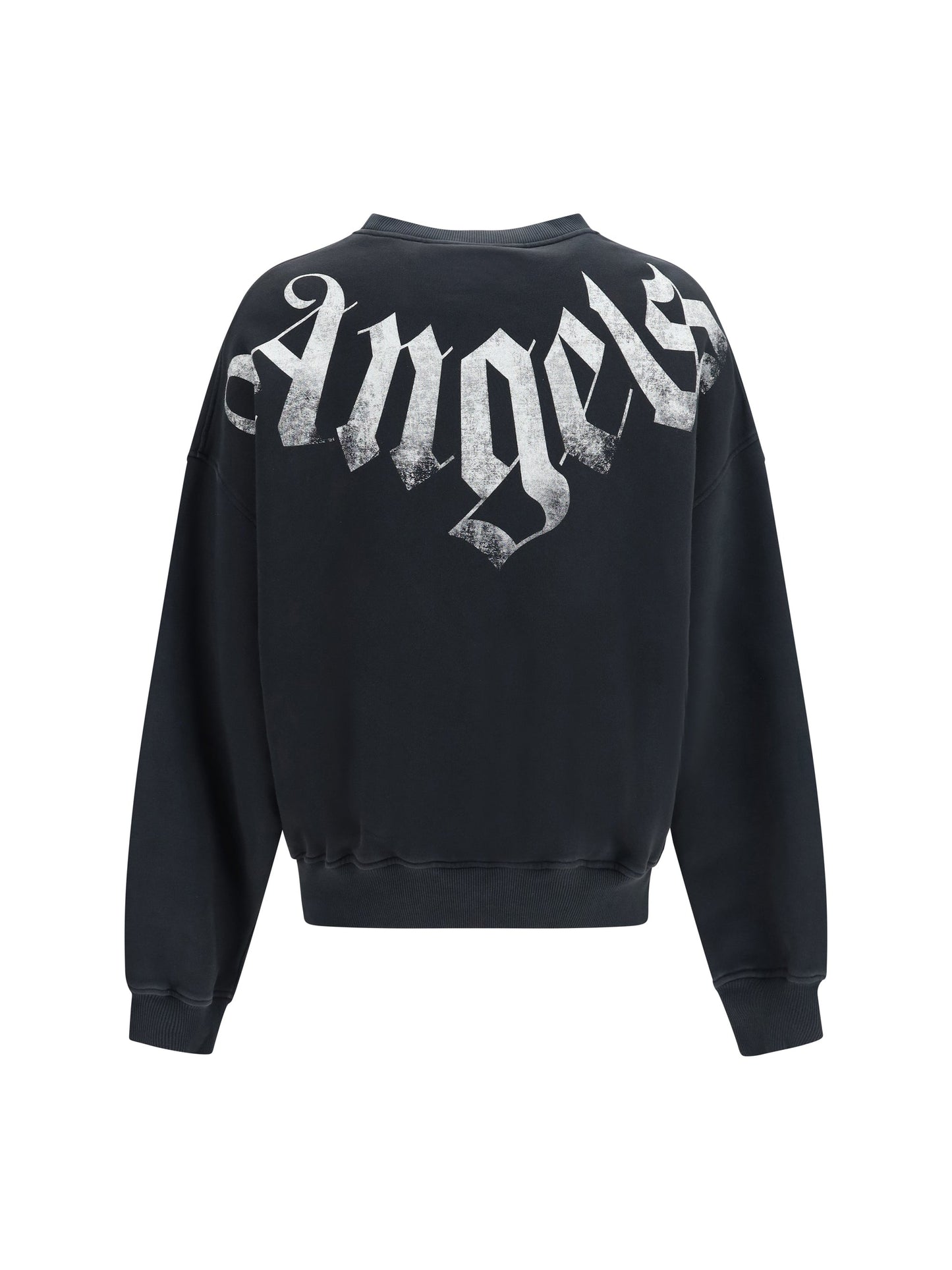 Palm Angels Oversized Logo Sweatshirt — Black