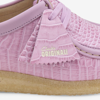 Women's Wallabee Mauve Croc