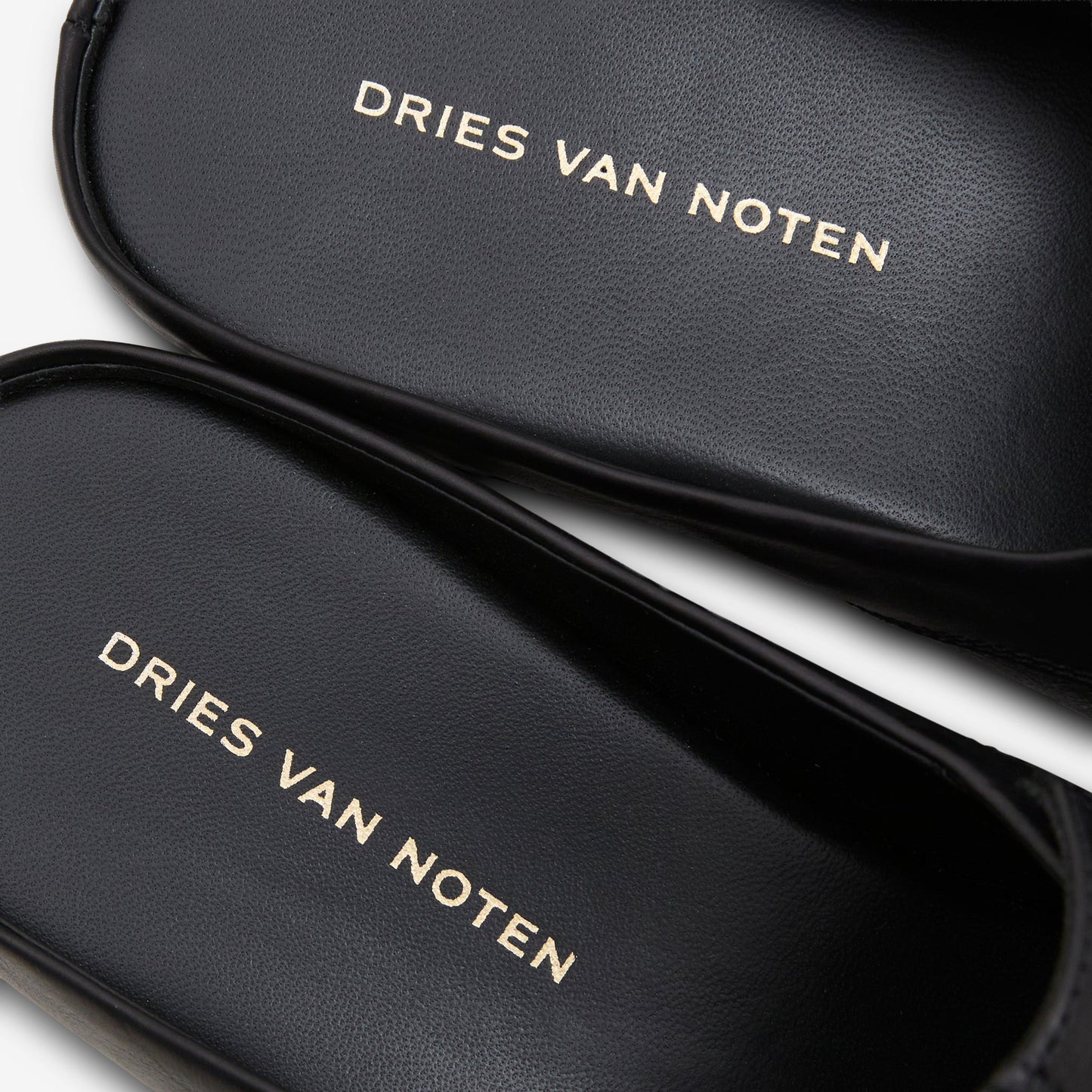 Leather Mule Black