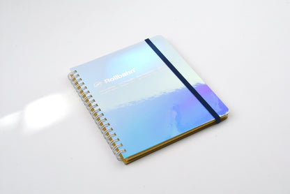 Delfonics Rollbahn Spiral Notebook - Pocket Memo Large - Metallic
