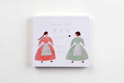 Cozyca - Necktie Illustration Memo Pad