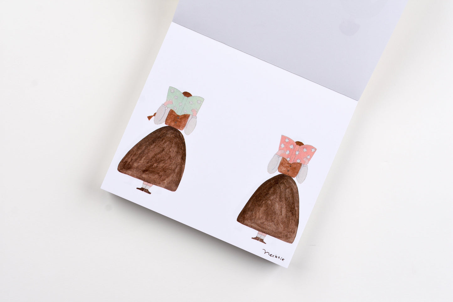 Cozyca - Necktie Illustration Memo Pad