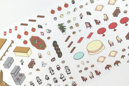 BGM Deco 2.5D Sticker - Diorama - Chinese Cuisine