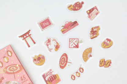 BGM Flake Sticker - Foil Stamping - Fragments of a Journey