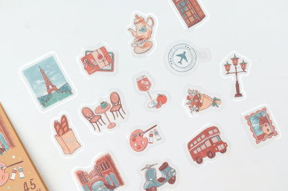 BGM Flake Sticker - Foil Stamping - Fragments of a Journey