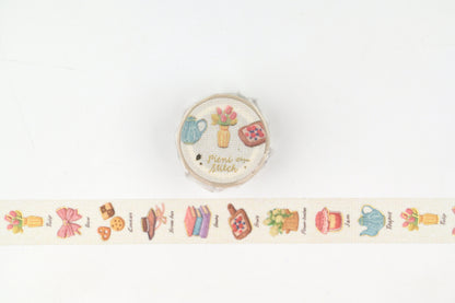 BGM Washi Tape - Foil Stamping - Pieni Stitch - Small Room