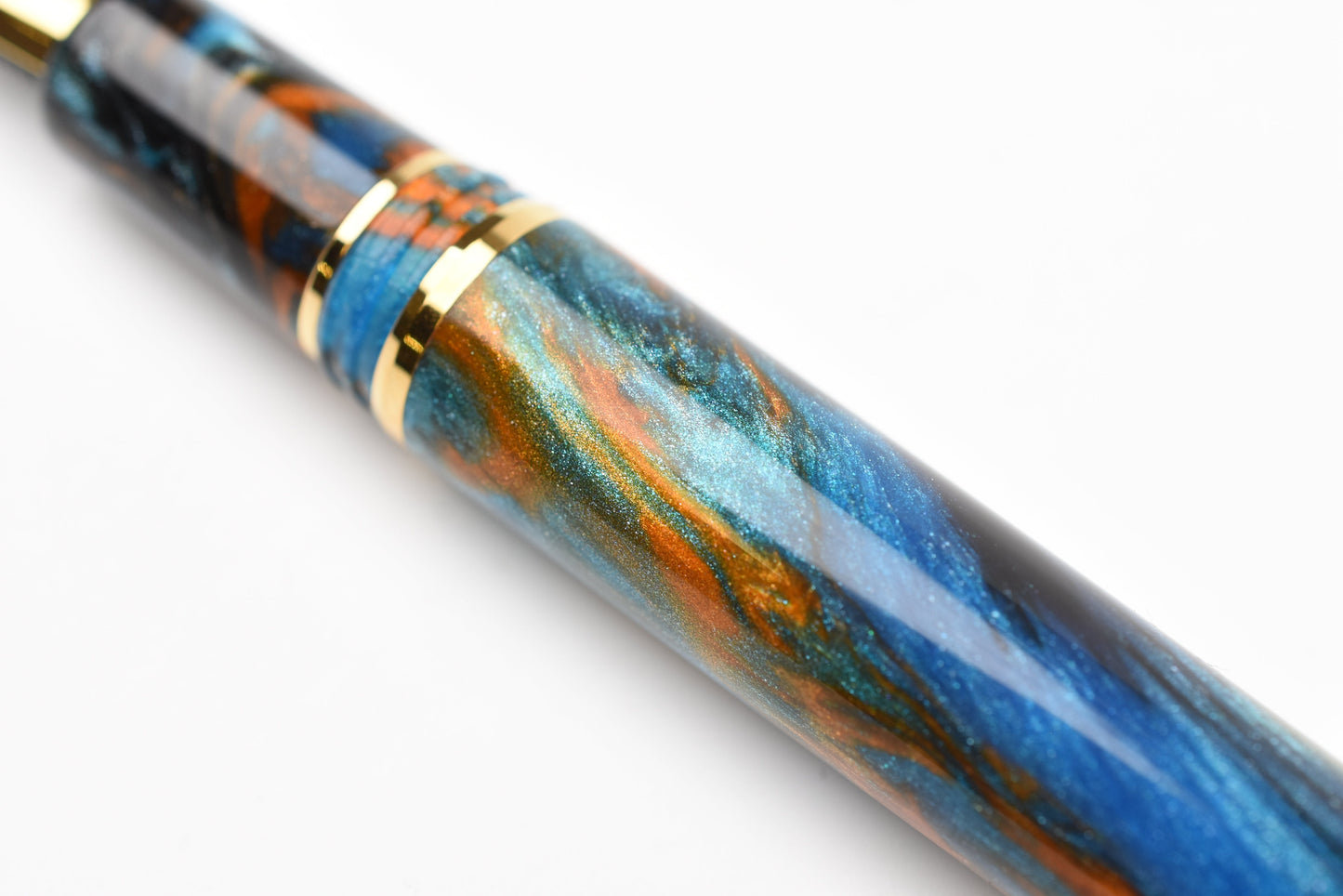 Esterbrook x BUNGUBOX Estie Diamondcast Fountain Pen - Kachofugetsu Collection - Kingfisher - Limited Edition
