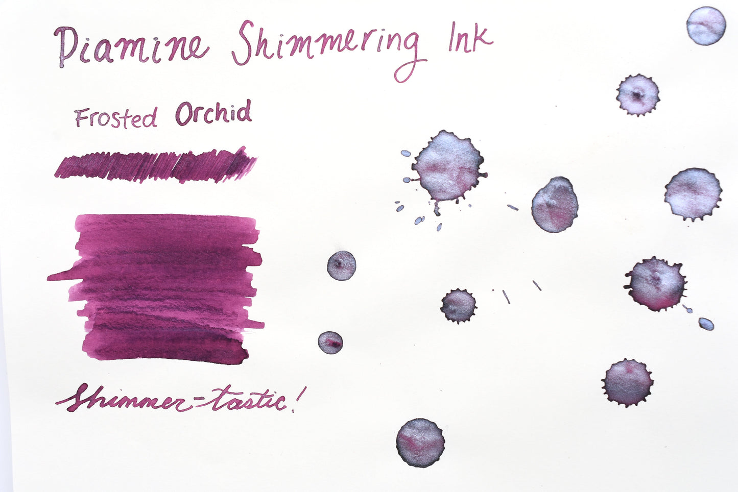 Diamine Shimmer Ink - Frosted Orchid - 50mL