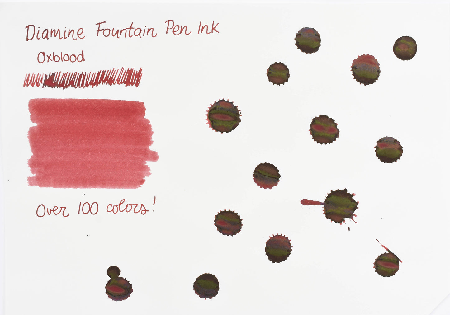 Diamine Fountain Pen Ink - Oxblood - 30mL