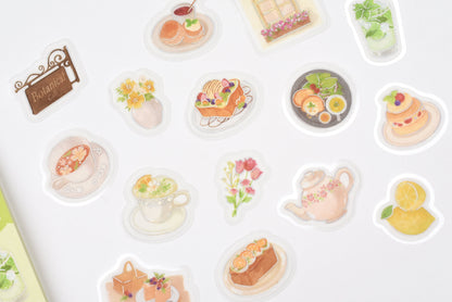 BGM Flake Stickers - Foil Stamping - Today's Cafe