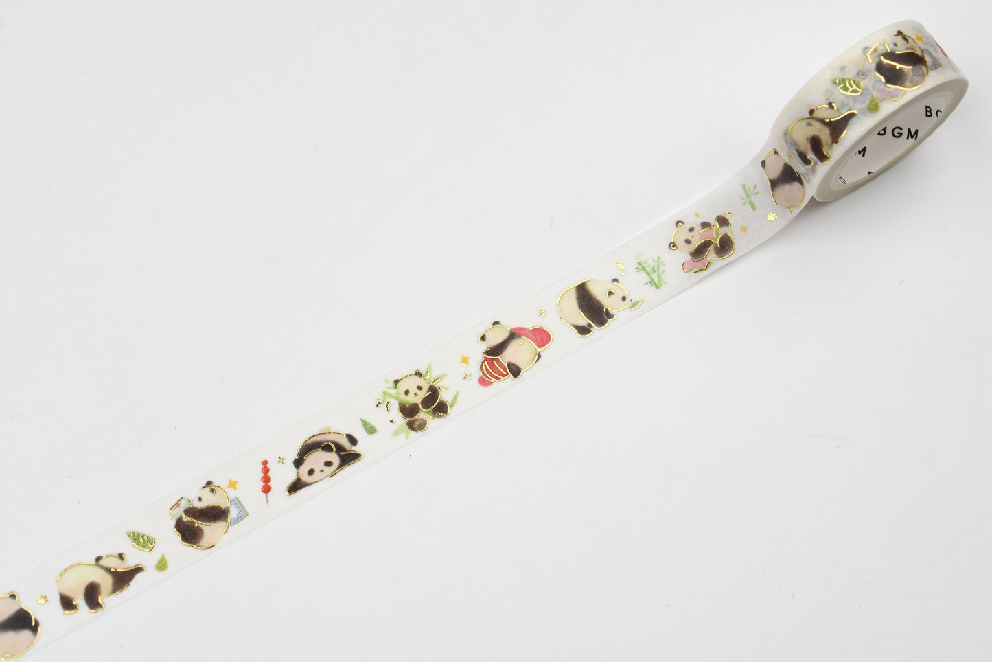 BGM Washi Tape - Foil Stamping - IPPAI - Full of Pandas