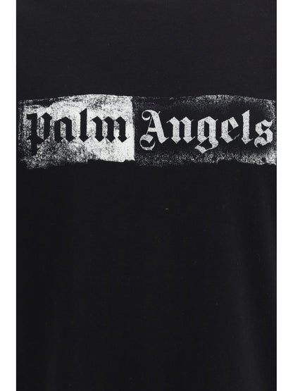 Palm Angels Stamp Logo T-Shirt — Black