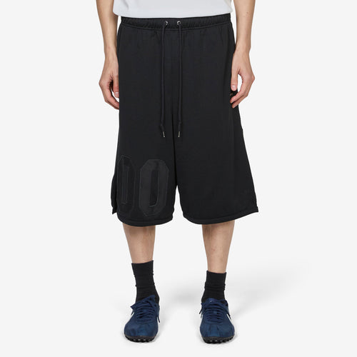 Logo Mesh Shorts Black | Ice Silver