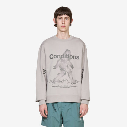 ACG 'Tuff Fleece' Therma-FIT Pullover Crew-Neck Sweatshirt College Grey