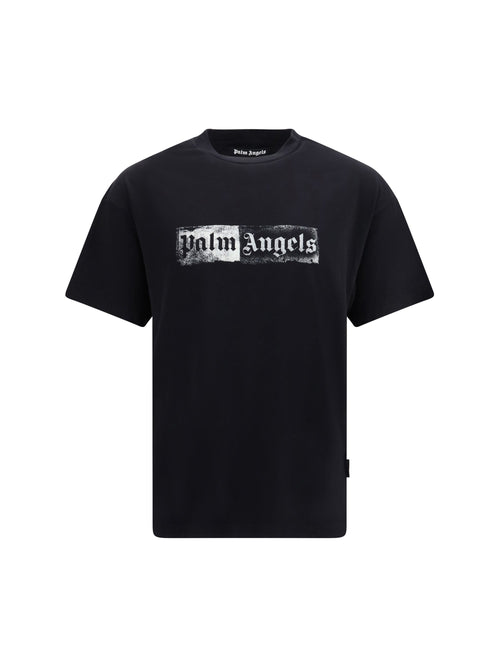Palm Angels Stamp Logo T-Shirt — Black