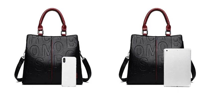 PU Leather Casual Crossbody Bags for Women Ladies Luxury Designer Tote Handbag Female Large Capacity Travel Shoulder Bag Sac