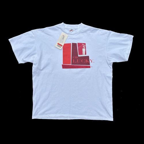 Nike "I AM LUCKY, I AM TIGER WOODS" 90's T-Shirt