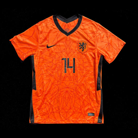 Netherlands 2020 Davy Klaassen Nike Soccer Engineered Jersey