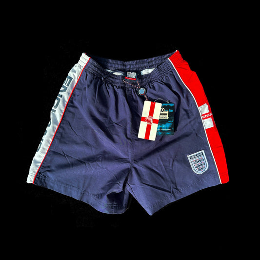 England Soccer World Cup Shorts Nylon Lined New