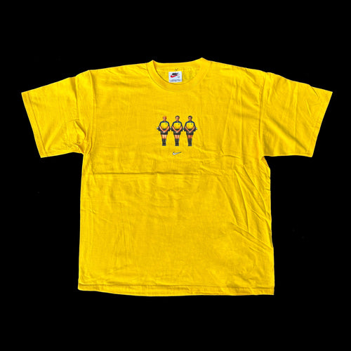 Boca Juniors 90s Nike Football Foosball T-shirt, Made in USA Soccer