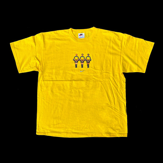 Boca Juniors 90s Nike Football Foosball T-shirt, Made in USA Soccer