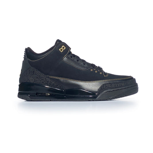 Nike Air Jordan 3 III BHM Black Gold NEW Size 13 Sample