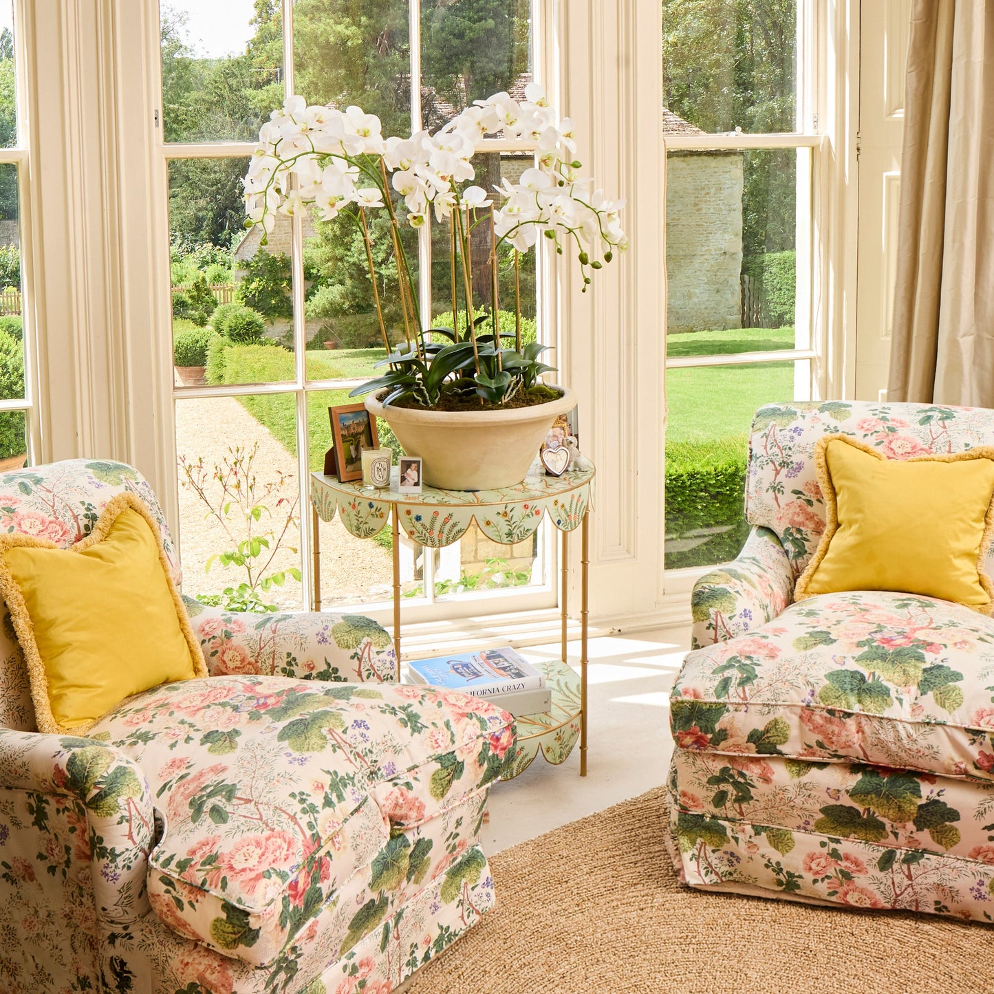 Annabelle Chinoiserie Tole Side Table