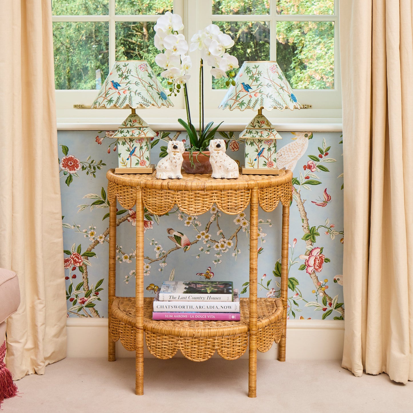 Annabelle Rattan Side Table